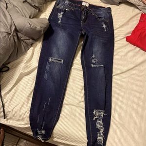 Distressed Skinny Jeans